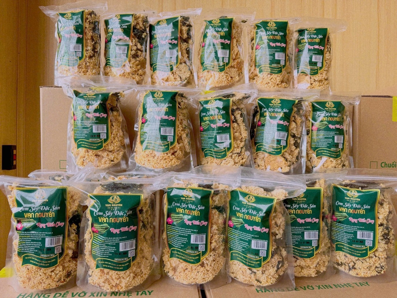 Cơm sấy Vạn Nguyên nỗ lực nâng tầm sản phẩm OCOP