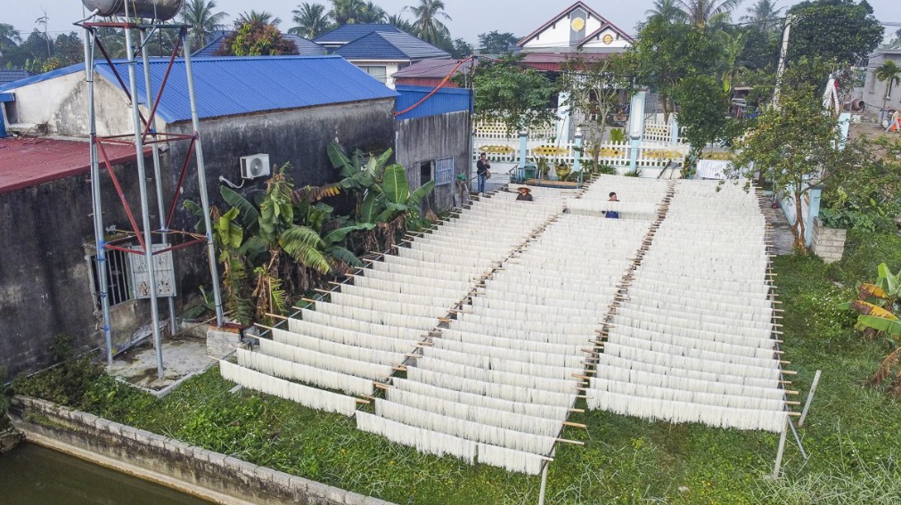 Làng miến gạo Thăng Long giữ nhịp nghề truyền thống giữa thời hiện đại