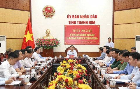 thanh hoa day nhanh tien do giai phong mat bang va giai ngan von dau tu cong nam 2026