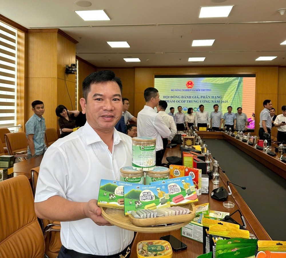 ản phẩm COBOVAMILK của xã Suối Hai đạt OCOP 5 sao cấp Trung ương