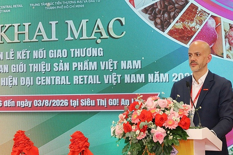  Ông Bollette Dimitri, Giám đốc Thương mại cấp cao Ngành hàng Tiêu dùng nhanh thuộc Tập đoàn Central Retail Việt Nam cho biết, đơn vị đến nay đã tiếp xúc, kết nối thành công hơn 500 lượt doanh nghiệp