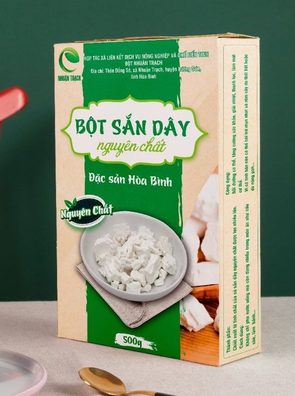Hành trình “kết tinh” bột sắn dây Nhuận Trạch