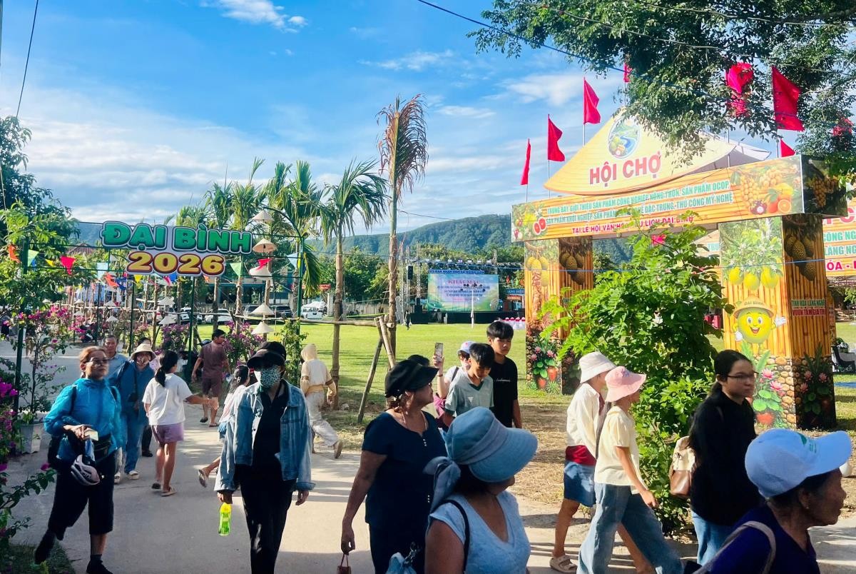 Đại Bình (Đà Nẵng) mở không gian văn hóa, du lịch và quảng bá sản phẩm địa phương