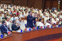 Các đồng chí lãnh đạo Đảng, Nhà nước dự Hội nghị quán triệt, triển khai thực hiện một số nghị quyết, chỉ thị của Bộ Chính trị