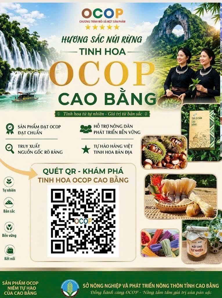 Cao Bằng đưa sản phẩm OCOP lên bản đồ số