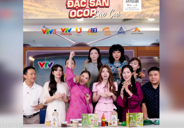 Lào Cai mở kênh bán hàng số cho sản phẩm OCOP Lào Cai mở kênh bán hàng số cho sản phẩm OCOP