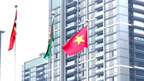 quoc ky viet nam se tung bay tai le chao don cac doan tham du asiad 20