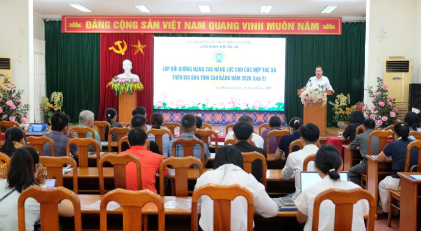 Cao Bằng nâng cao năng lực Hợp tác xã, tạo nền cho sản phẩm OCOP đi xa Cao Bằng nâng cao năng lực Hợp tác xã, tạo nền cho sản phẩm OCOP đi xa