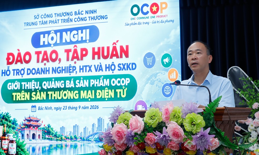 Bắc Ninh hỗ trợ chủ thể OCOP bán hàng trên nền tảng số Bắc Ninh hỗ trợ chủ thể OCOP bán hàng trên nền tảng số