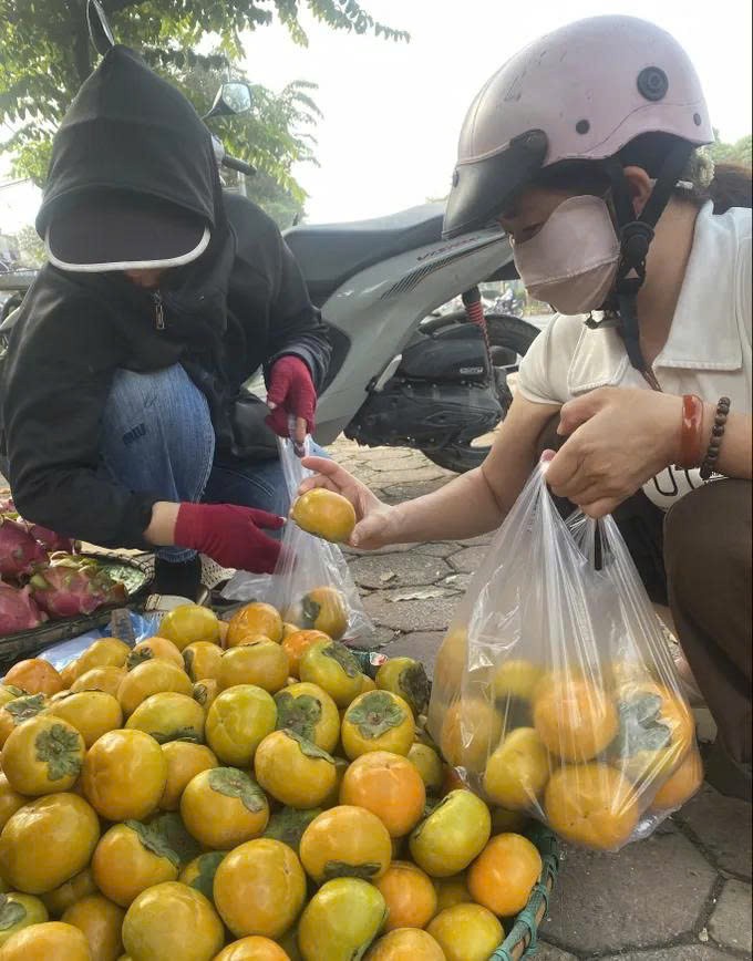 Hồng đặc sản vào mùa Trung thu