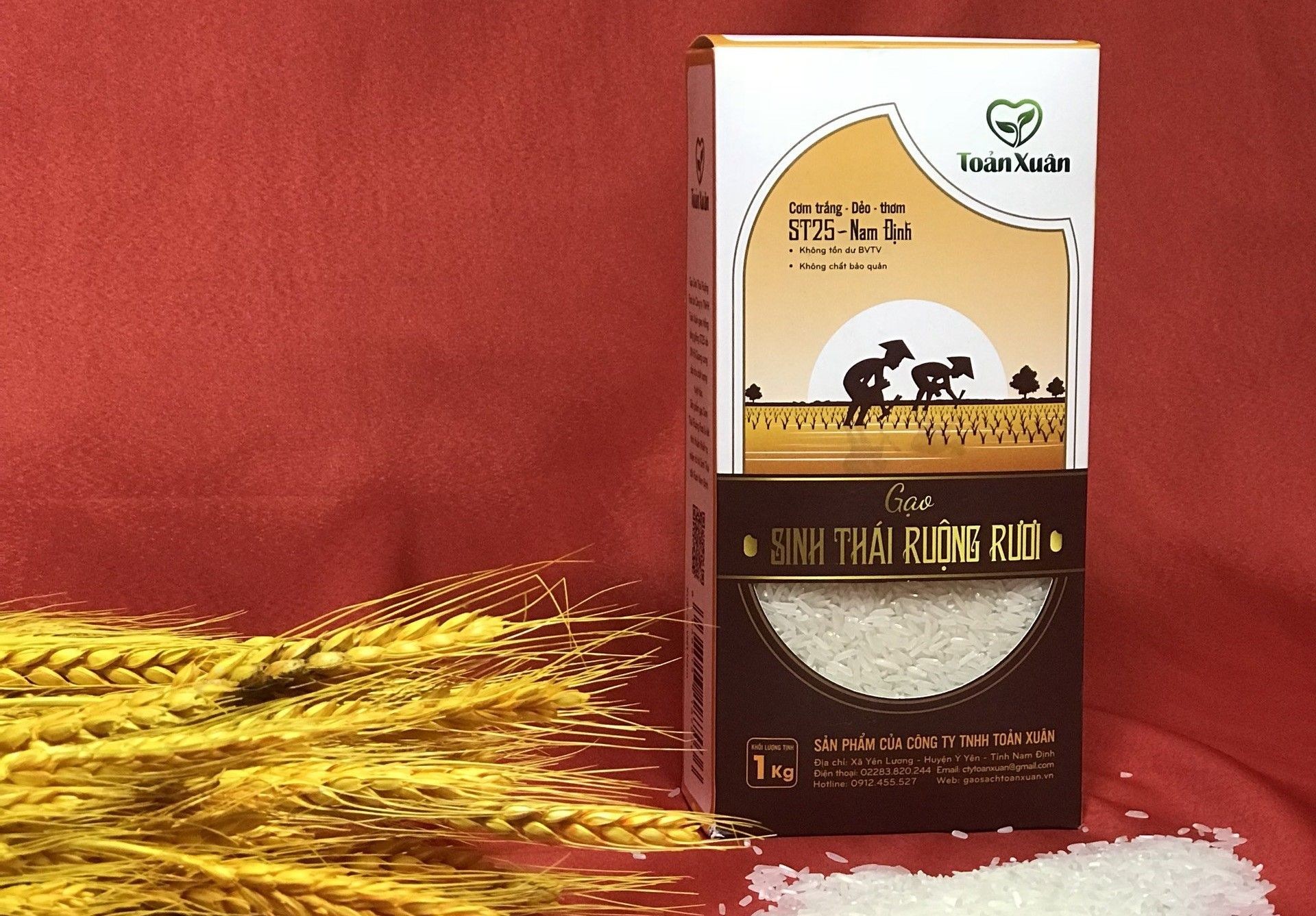 Gạo sinh thái ruộng rươi kể chuyện từ cánh đồng ven sông