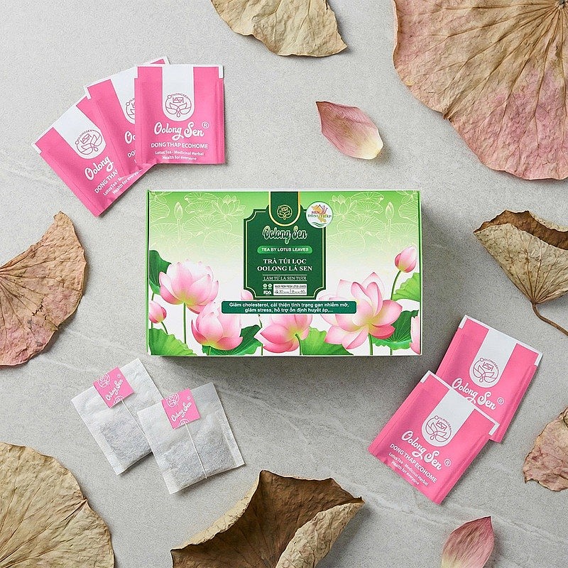 Từ chiếc lá sen quen thuộc đến hành trình nâng tầm giá trị nông sản Đồng Tháp