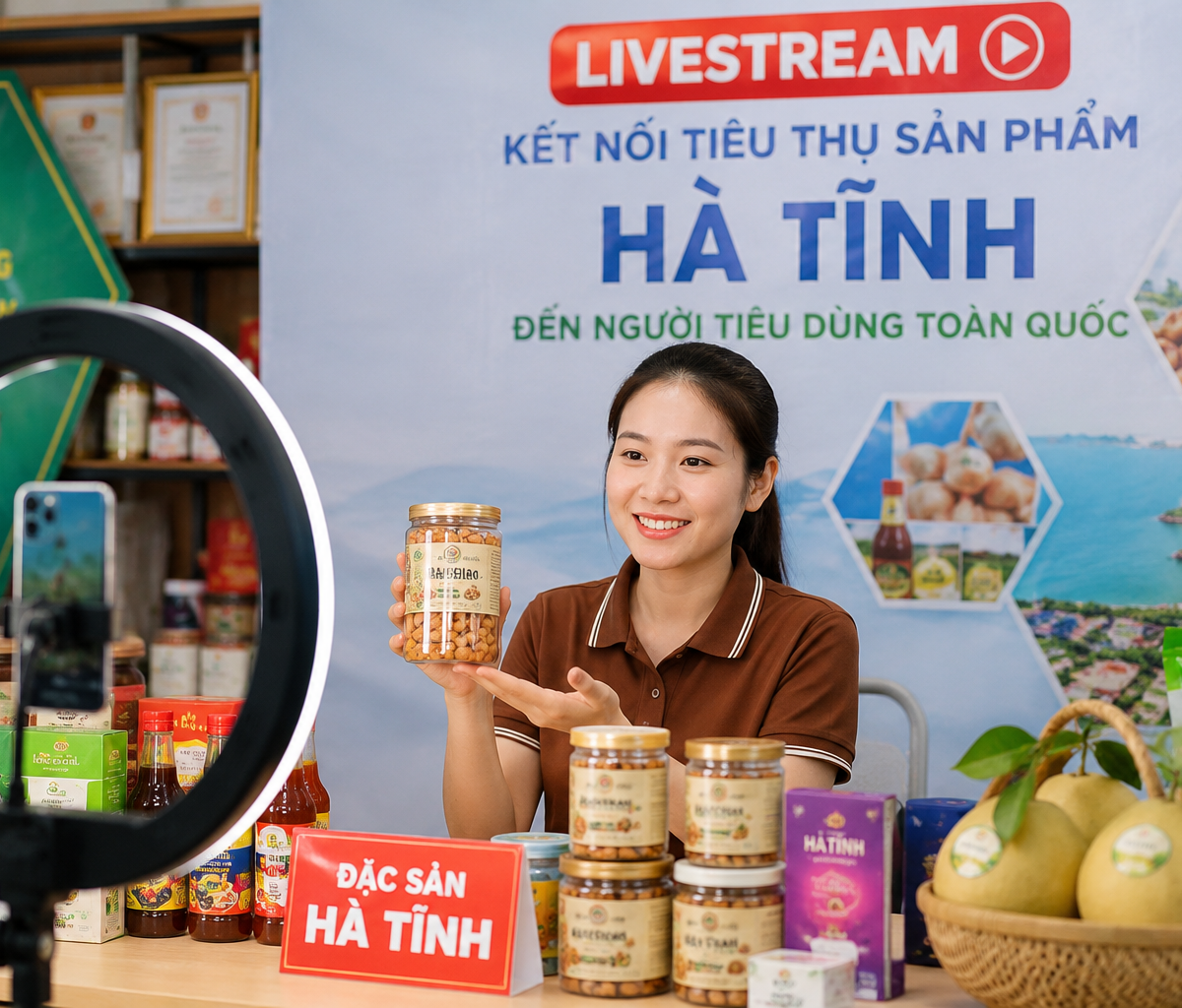 Hà Tĩnh kết nối tiêu thụ sản phẩm OCOP trên nền tảng số