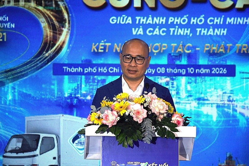 Thứ trưởng Bộ Công Thương Lương Hoàng Thái phát biểu tại lễ khai mạc chương trình