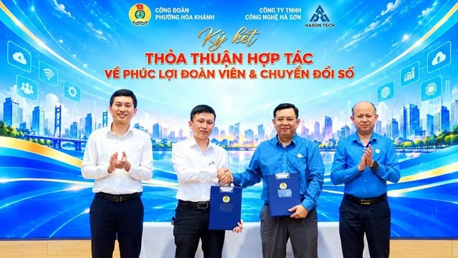 Công đoàn Hòa Khánh mở “chợ” OCOP trên nền tảng số