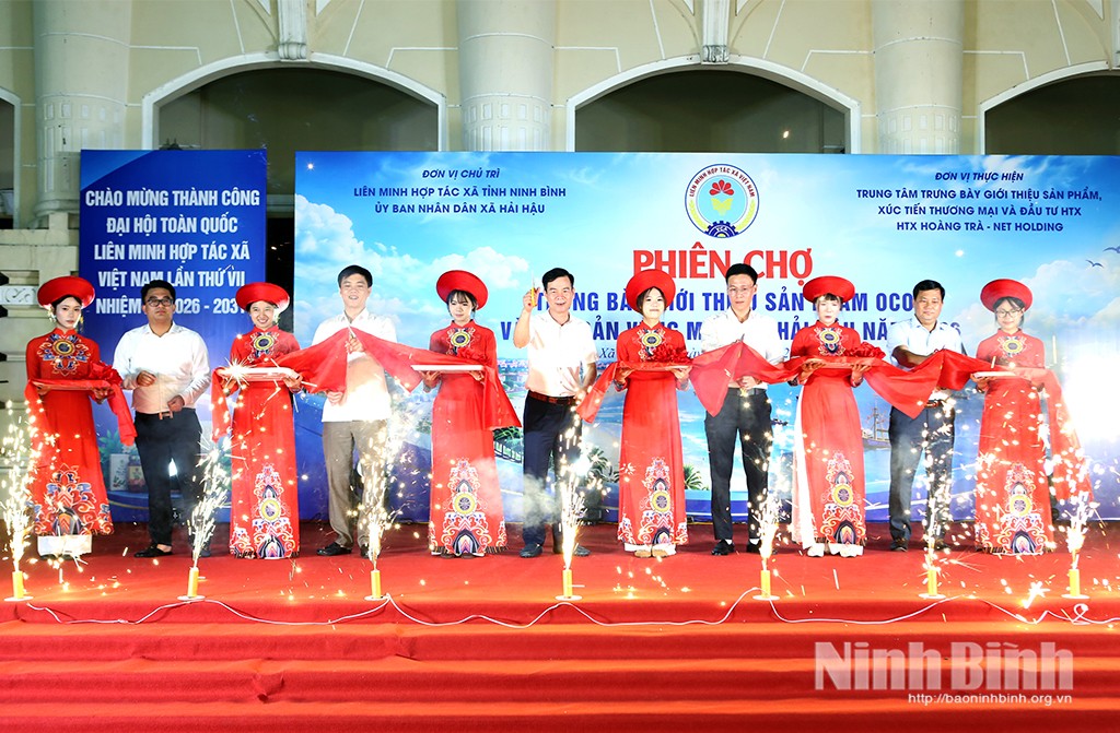 Hải Hậu mở phiên chợ OCOP