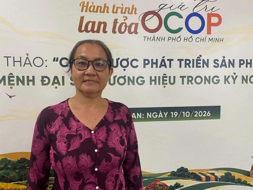 Bà Huỳnh Thị Ngọc Thảo là chủ thể có sản phẩm nấm đạt chứng nhận OCOP tại TP. HCM Bà Huỳnh Thị Ngọc Thảo là chủ thể có sản phẩm nấm đạt chứng nhận OCOP tại TP. HCM