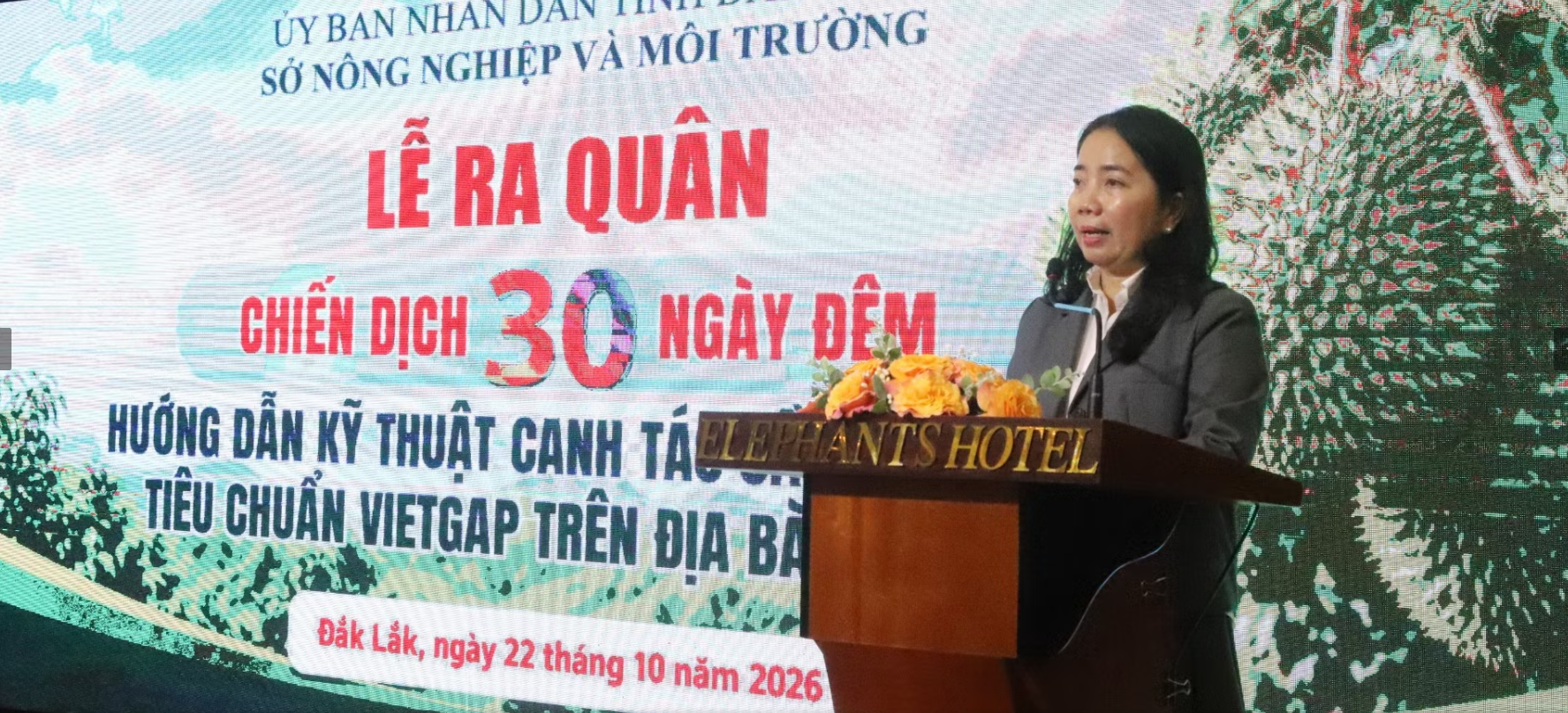 Đắk Lắk ra quân hướng dẫn trồng sầu riêng VietGAP Đắk Lắk ra quân hướng dẫn trồng sầu riêng VietGAP