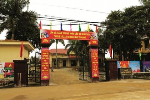 huyen my duc ha noi xa hung tien ve dich trong xay dung nong thon moi