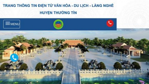 ra mat trang thong tin dien tu van hoa du lich lang nghe huyen thuong tin ha noi