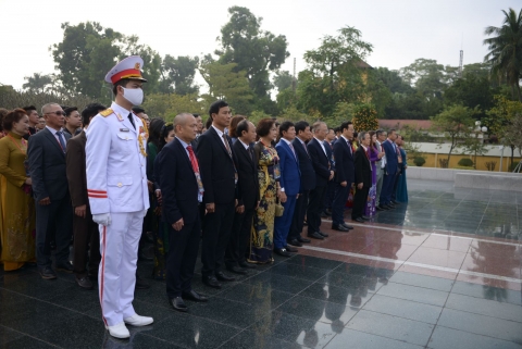 kieu bao tieu bieu tham gia nhieu hoat dong trong chuong trinh xuan que huong 2023