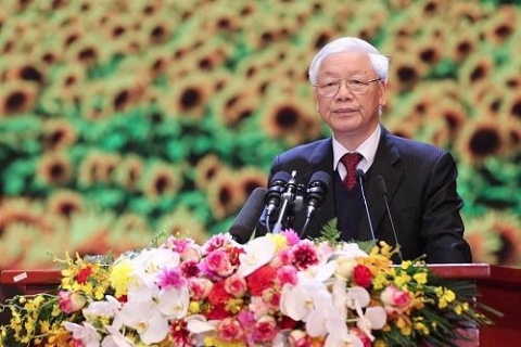 dien van cua tong bi thu chu tich nuoc nguyen phu trong tai le ky niem 90 nam ngay thanh lap dang cong san viet nam