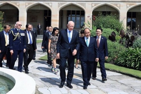 australia dua tin dam net chuyen tham cua thu tuong nguyen xuan phuc