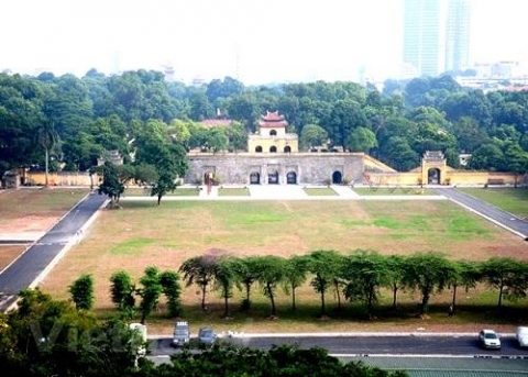 ha noi de hoang thanh thang long thanh cong vien di san