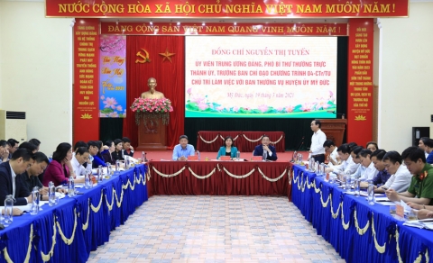 huyen my duc phan dau 100 xa dat chuan nong thon moi vao nam 2021