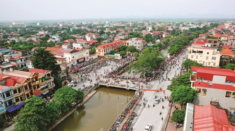 ninh binh kim son day nhanh tien do xay dung huyen dat chuan nong thon moi