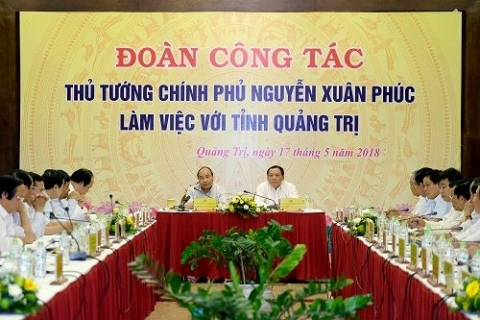 thu tuong chinh phu lam viec voi tinh quang tri
