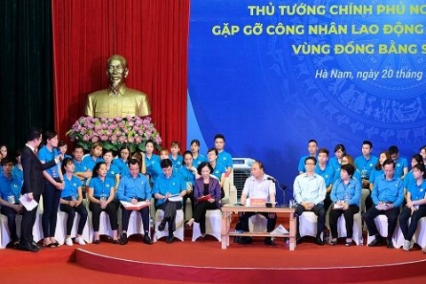 thu tuong nguyen xuan phuc doi thoai voi cong nhan