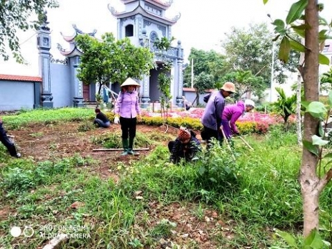 phu nu thon nghia vu dong anh chung tay vi moi truong xanh sach dep