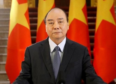 chu tich nuoc nguyen xuan phuc gui thu den tong thong hoa ky