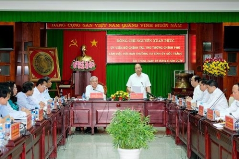 thu tuong nguyen xuan phuc lam viec voi tinh soc trang