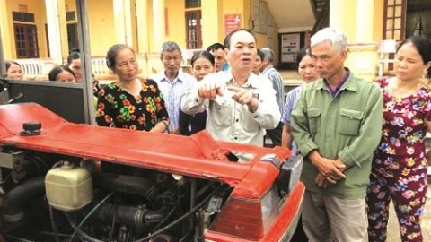 thai binh tap huan van hanh sua chua may co khi nong nghiep