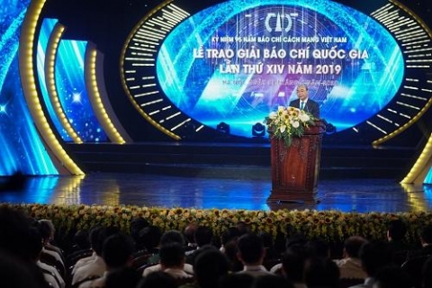 phat bieu cua thu tuong tai le trao giai bao chi quoc gia