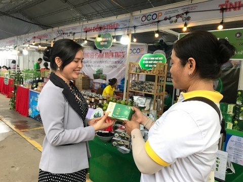 doanh nghiep dong thap tham gia tuan le ocop va cac san pham tinh hoa hang viet nam 2022