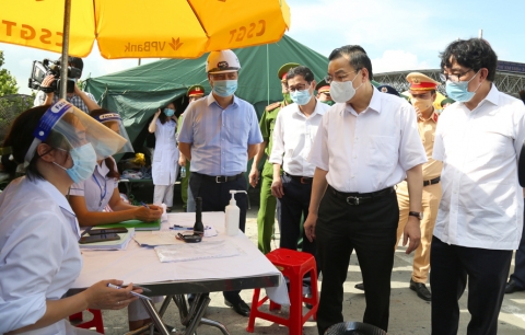 chu tich ubnd thanh pho ha noi chu ngoc anh keu goi nguoi dan thuc hien khai bao y te thuong xuyen