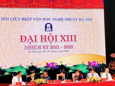 hoi lien hiep van hoc nghe thuat ha noi tien hanh dai hoi lan thu xiii nhiem ky 2021 2026