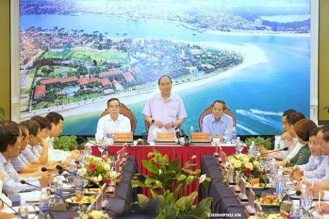 thu tuong chinh phu lam viec voi lanh dao chu chot tinh quang binh