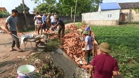 pho yen hoan thanh thang loi chuong trinh xay dung nong thon moi