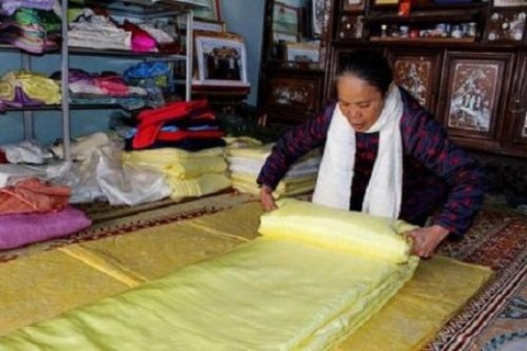 tp ha noi phe duyet du an nghe det vai tu to sen o huyen my duc