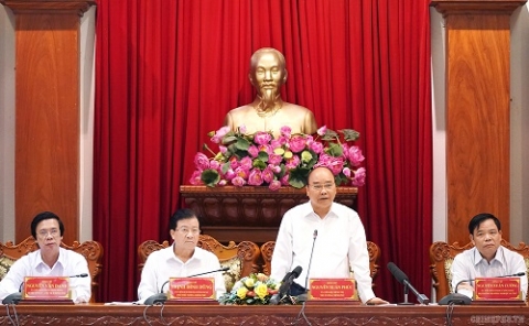 thu tuong lam viec voi cac tinh thanh pho vung dong bang song cuu long dbscl
