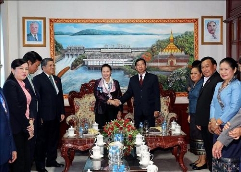 chu tich quoc hoi tham lam viec tai tinh vientiane chdcnd lao