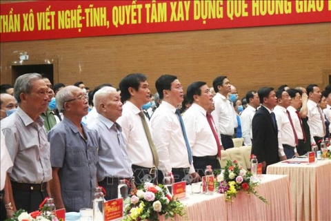 to chuc trong the le ky niem 90 nam xo viet nghe tinh