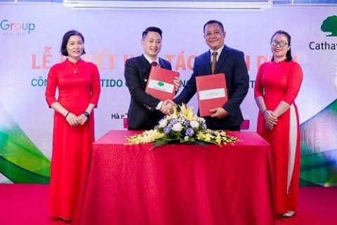 le ky ket thoa thuan hop tac toan dien giua tido group va cathay life
