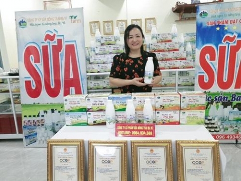 sua nong trai myfarm san pham ocop 4 sao