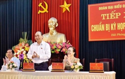 thu tuong nguyen xuan phuc tiep xuc cu tri tai hai phong