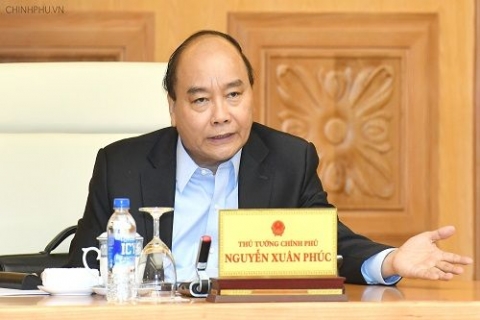 thu tuong nguyen xuan phuc chu tri hop thuong truc chinh phu ve du thao nghi quyet 01